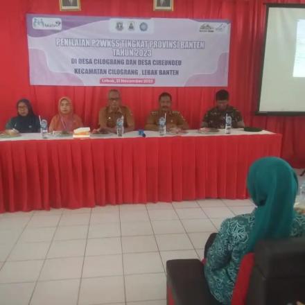 Desa Cilograng dan Desa Cireundeu Masuk Dalam Nominasi Lokus P2WKSS Tingkat Provinsi Banten